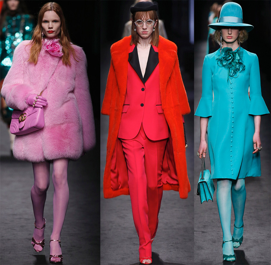 Fashionable colors fall-winter 2024-2025 in clothes and accessories