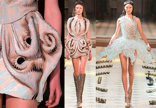 3D printing and handicraft in the Iris Van Herpen couture collection