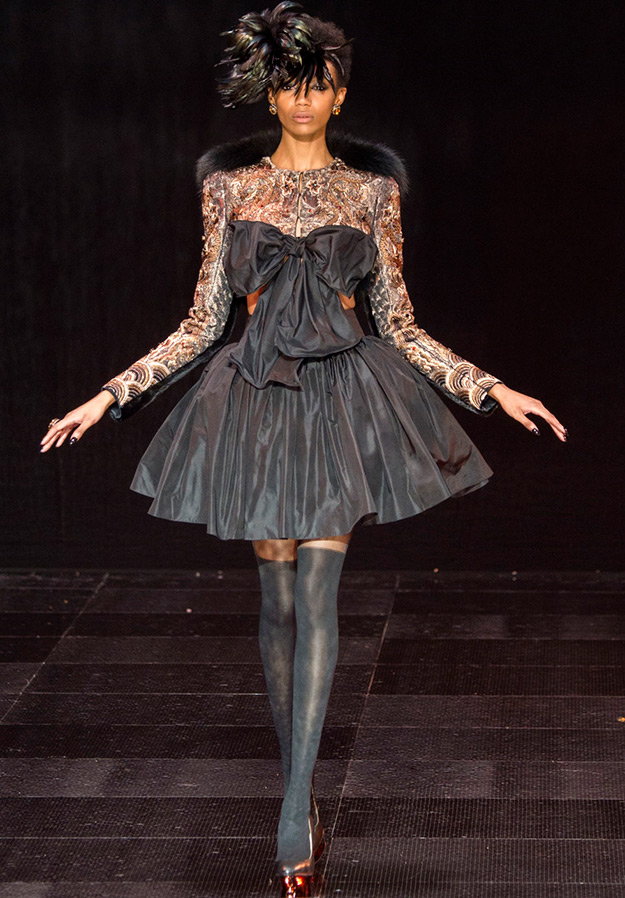 Guo Pei's black dress