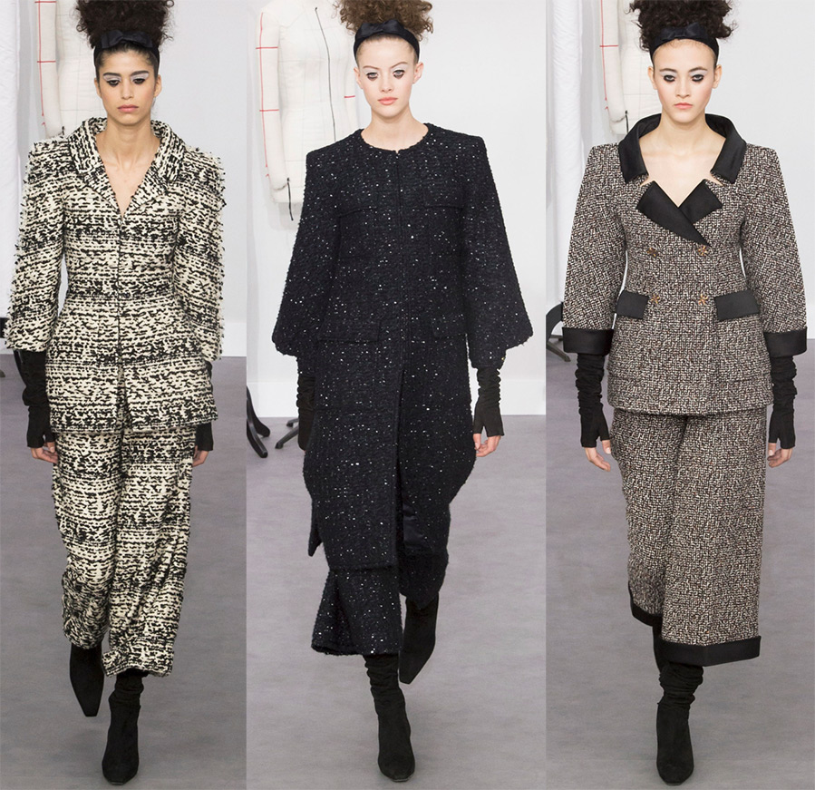 Chanel tweed suits 2024-2025