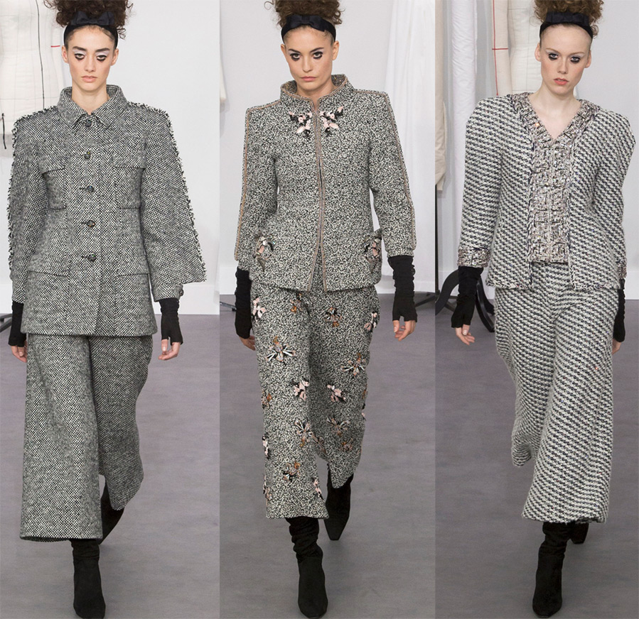 Chanel tweed suits 2024-2025