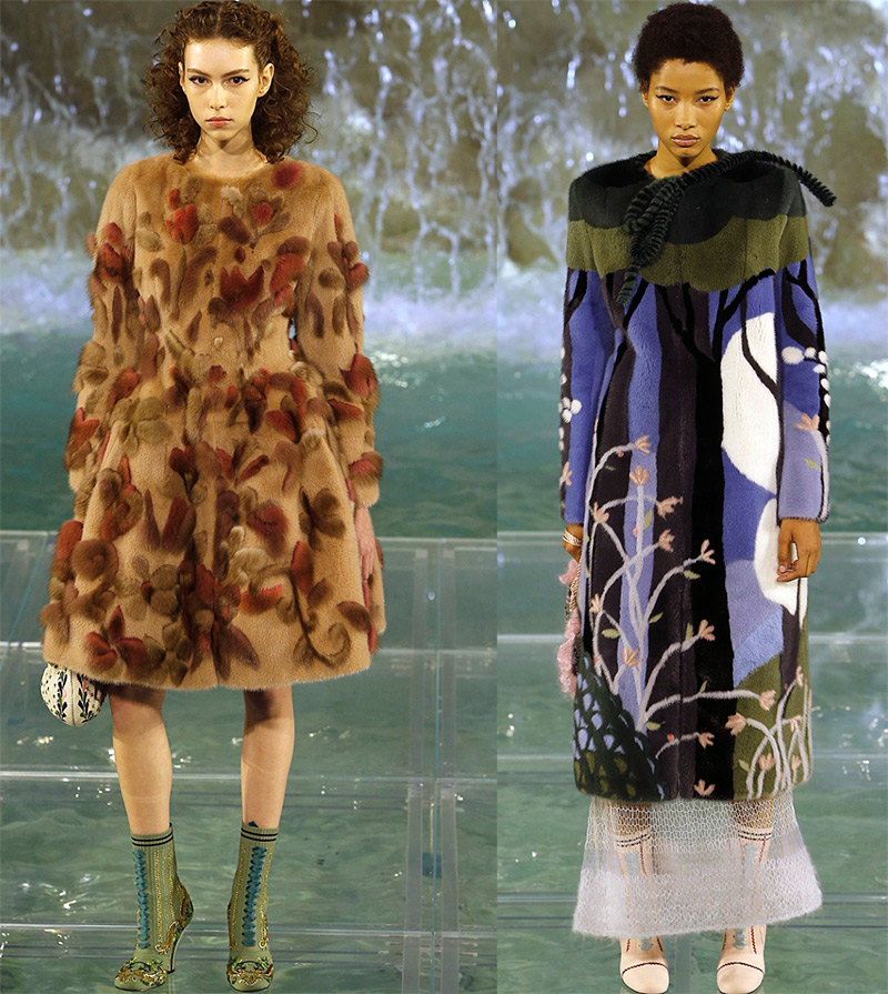 Stunning Fendi fur coats for a real queen