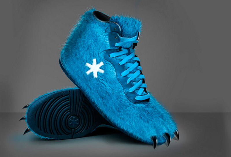 Russian sneakers Blue Bear