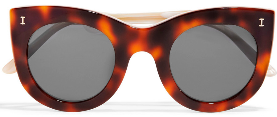 leopard-print sunglasses