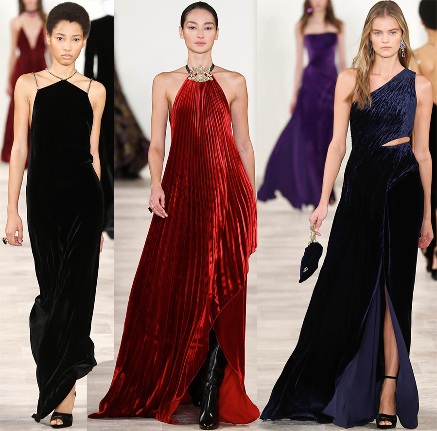 Velvet dresses