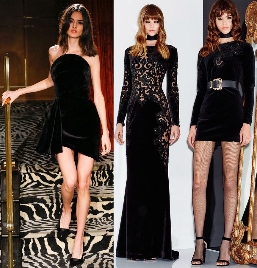 Velvet dresses 2024-2025