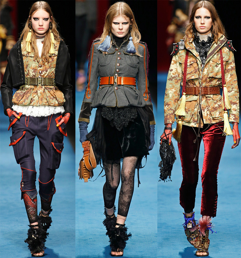 Looks from the DSquared2 collection