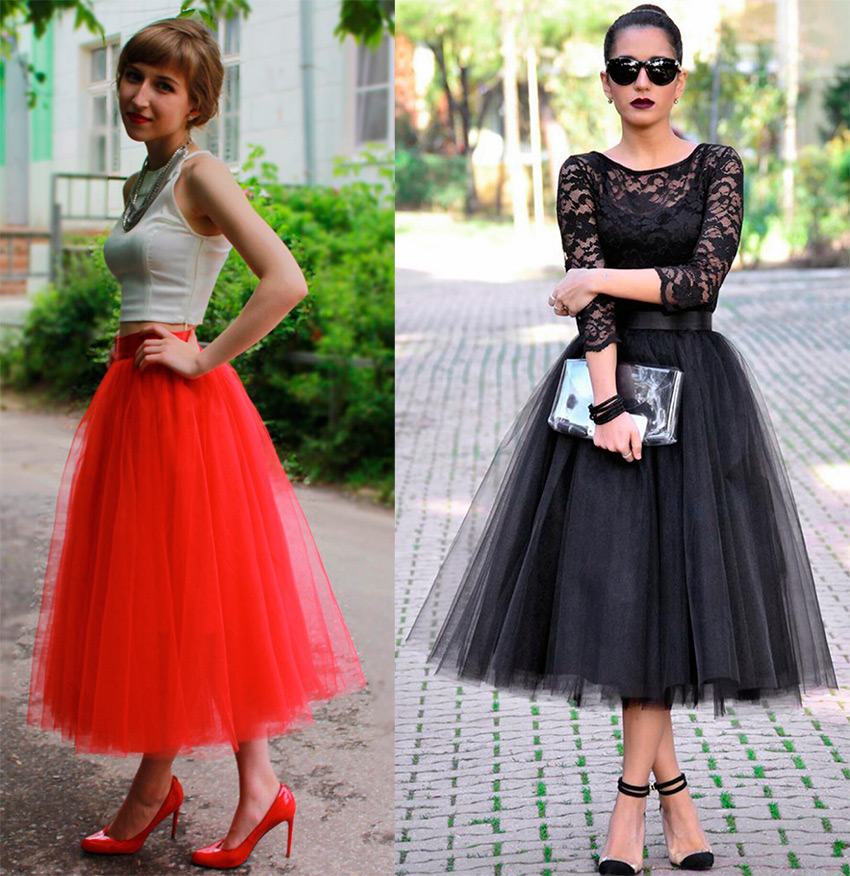 Tulle skirts