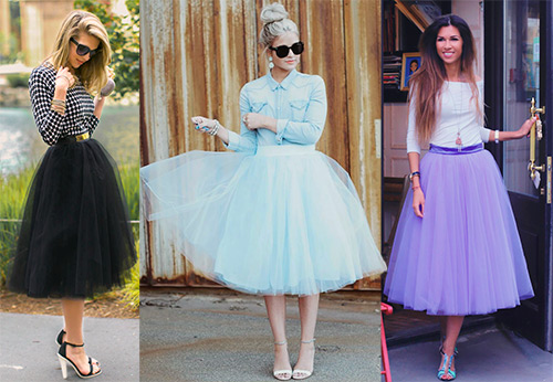 The most magnificent tulle skirts and dresses