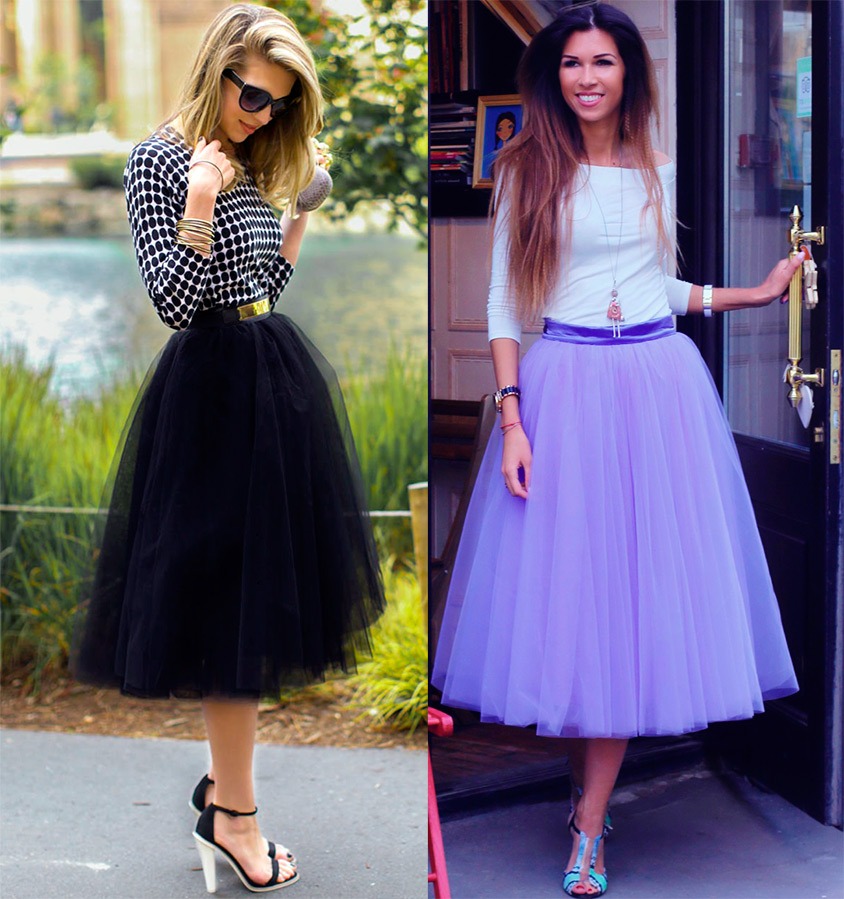 Tulle skirts