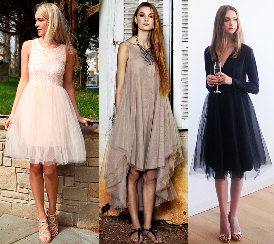 dresses from tulle