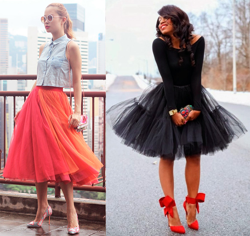 Tulle skirts