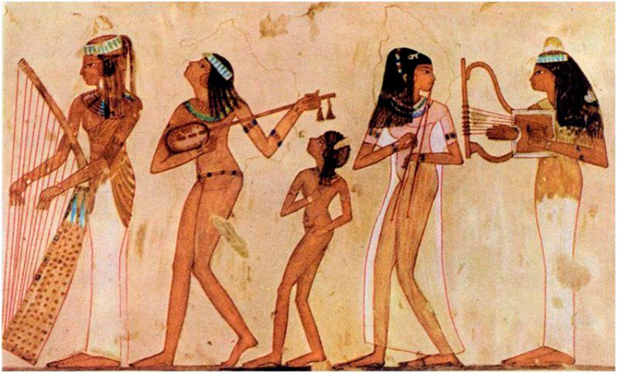 the history of the costume of Ancient Egypt