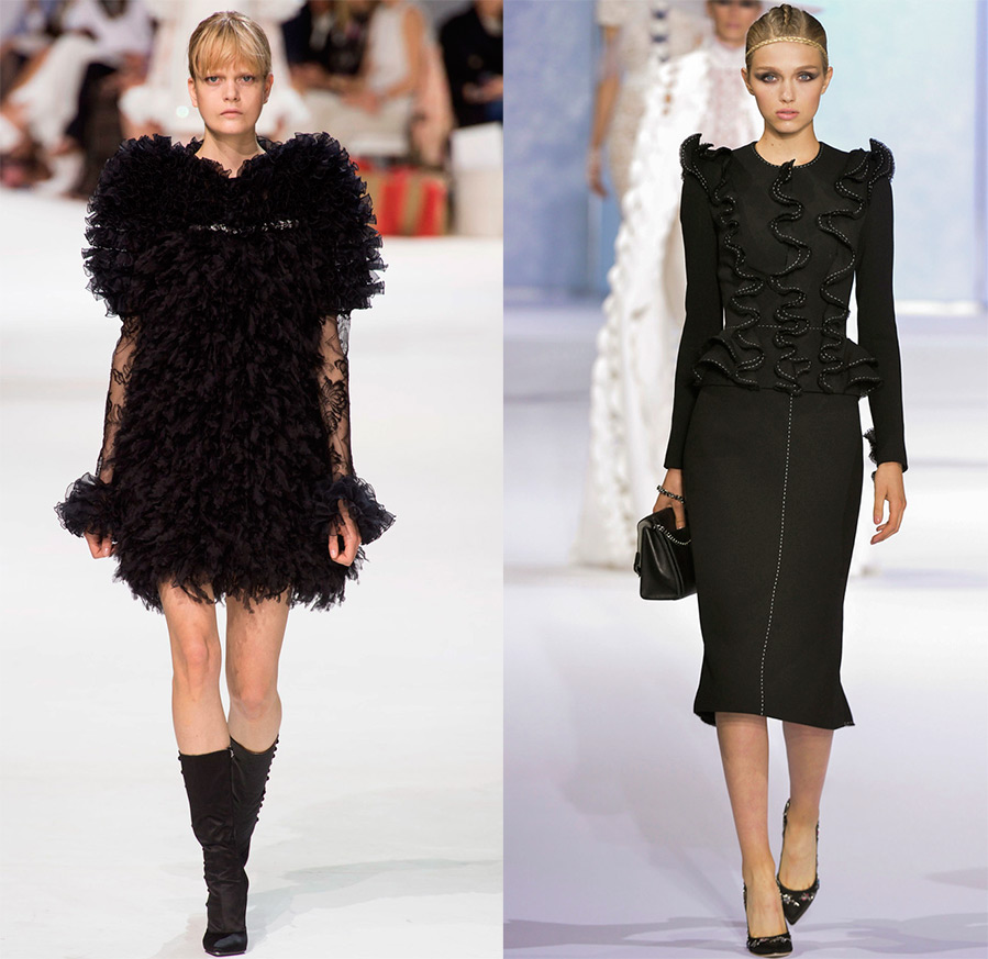 Black dress fall-winter 2024-2025