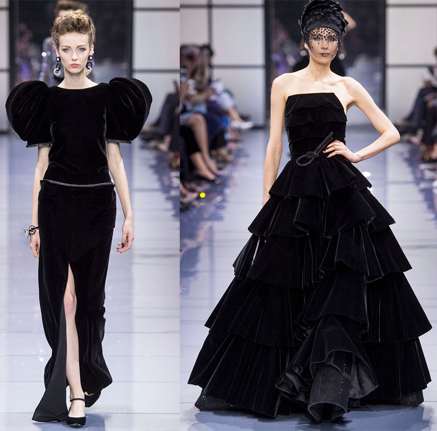 Armani Prive Black Dresses