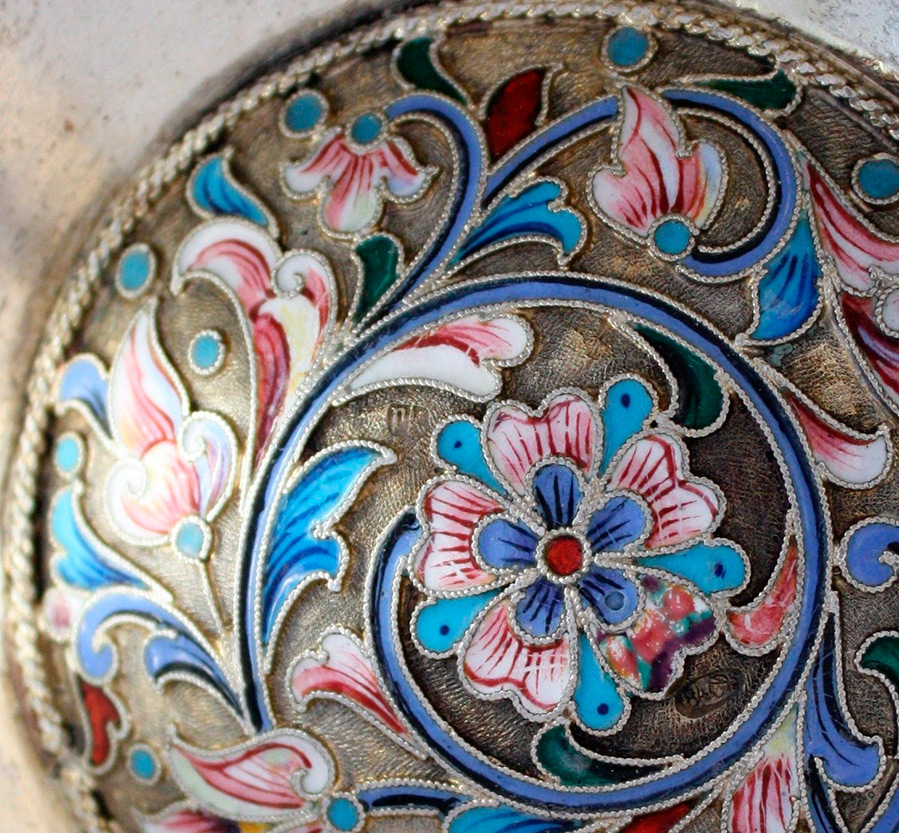 Cloisonne enamel