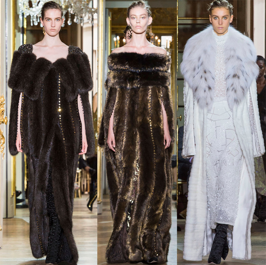 Fashionable fur coats J. Mendel