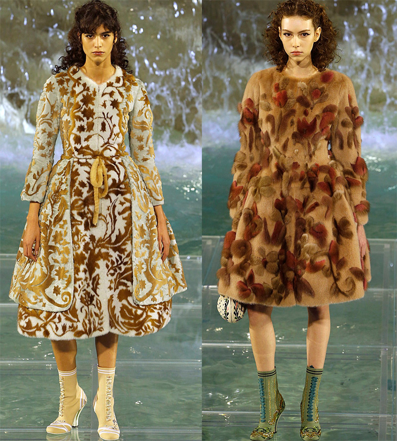 beautiful Haute Couture fur coats