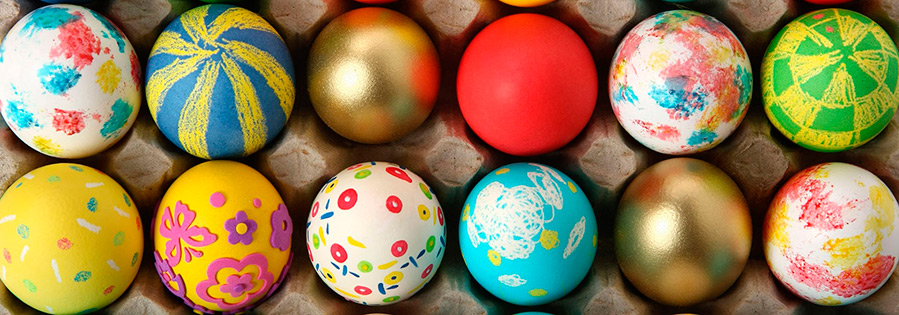 Beautiful Easter eggs