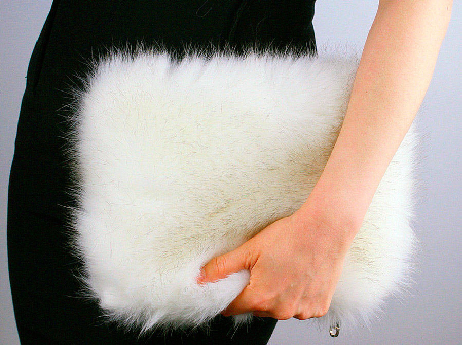 Fashionable fur bag