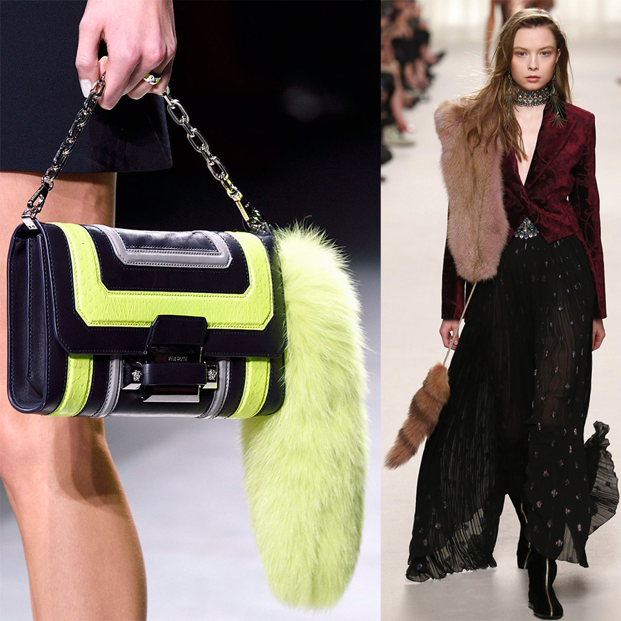 Fashion accessories with fur