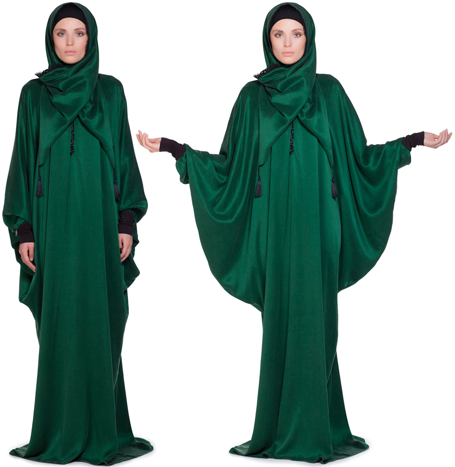 Green prayer dress