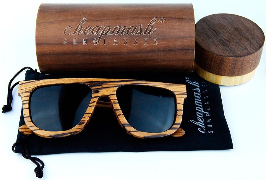 Wooden sunglasses