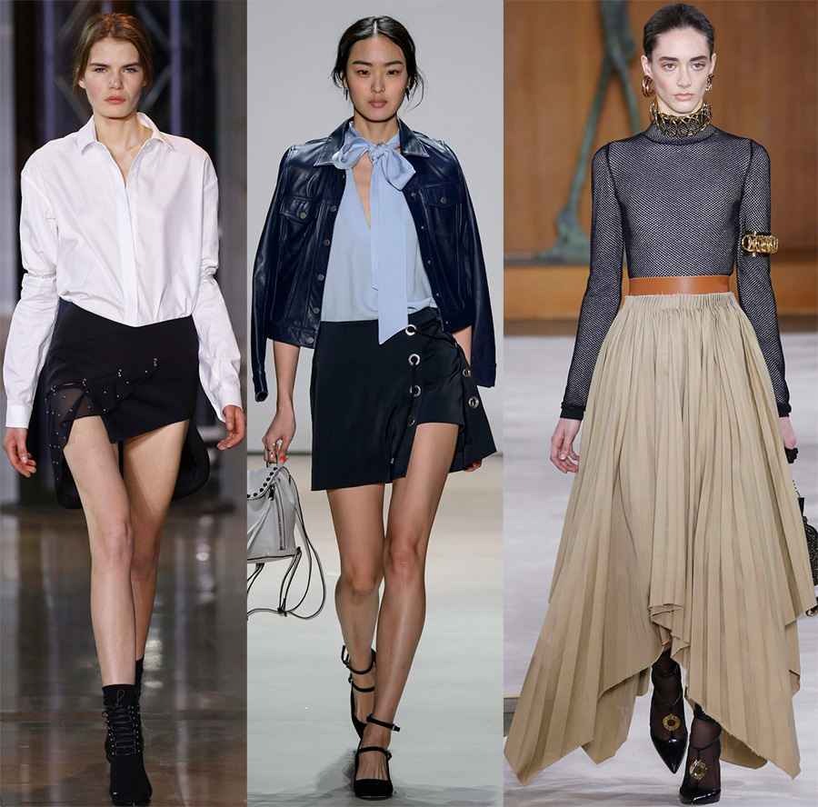 Asymmetric skirts 2024-2025