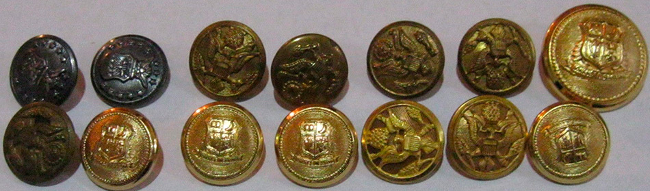 military buttons for military style