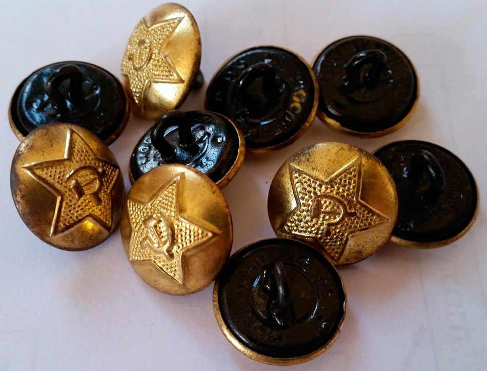 Military Vintage Buttons