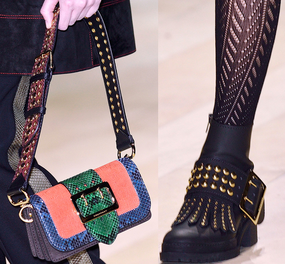 Buckles on Burberry accessories