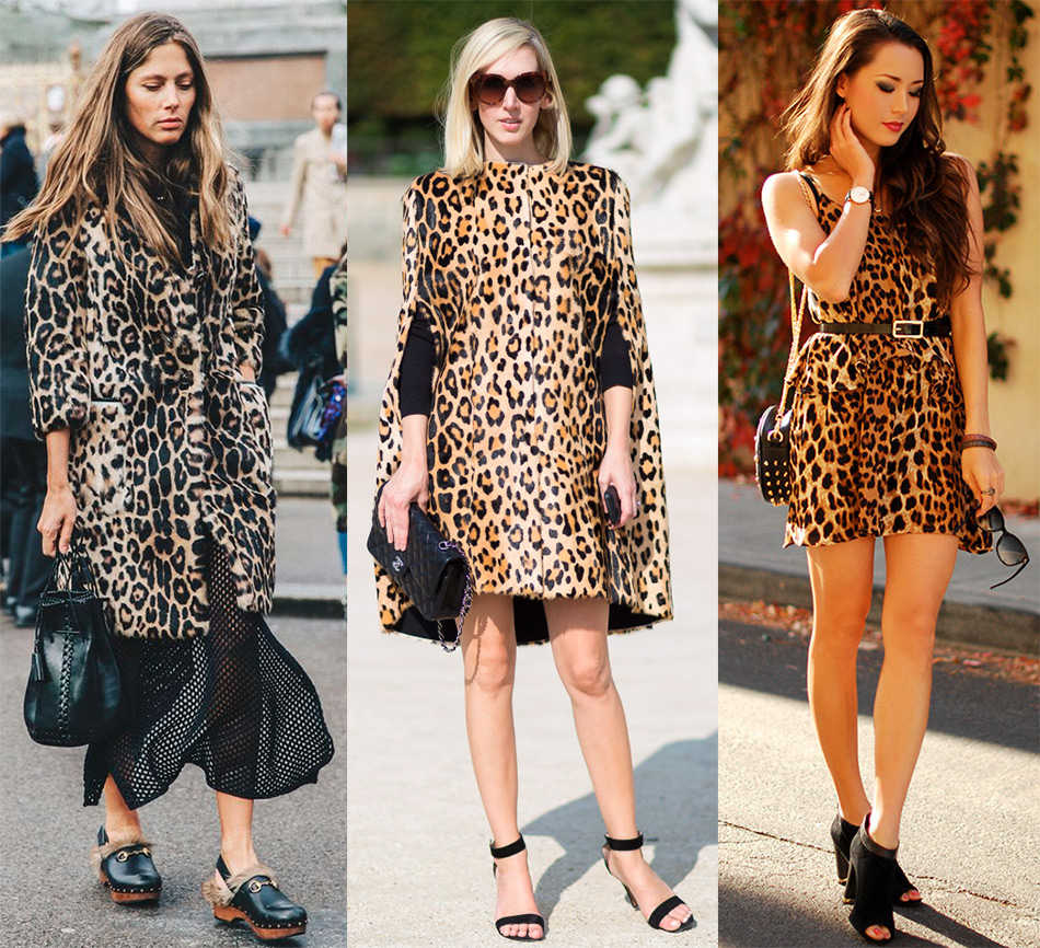 Leopard print looks