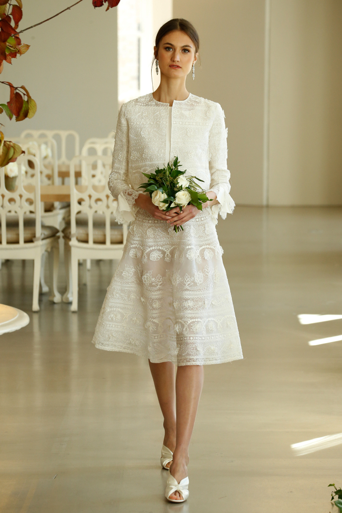 Oscar de la Renta wedding dress