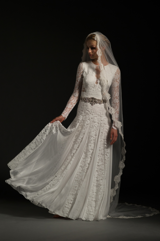 Temperley London Modest Wedding Dress