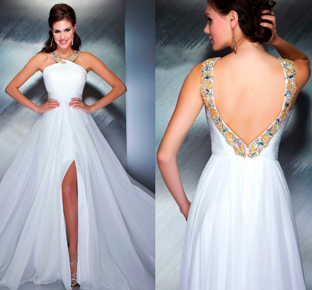 Backless Wedding Dress