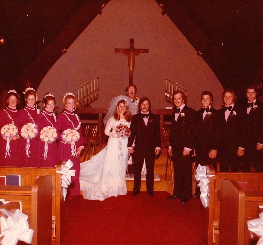 1970 wedding photos