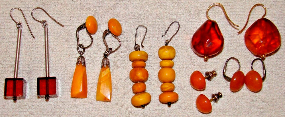 Vintage amber jewelry