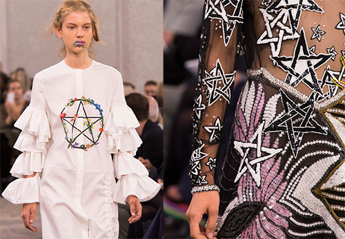 Pentagram in fashionable looks for spring-summer 2024