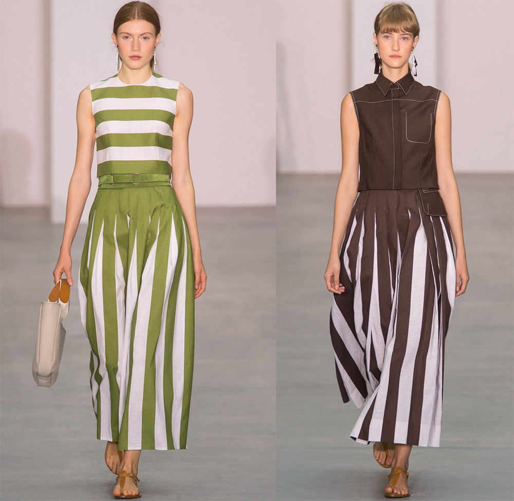 Striped dress spring-summer 2024