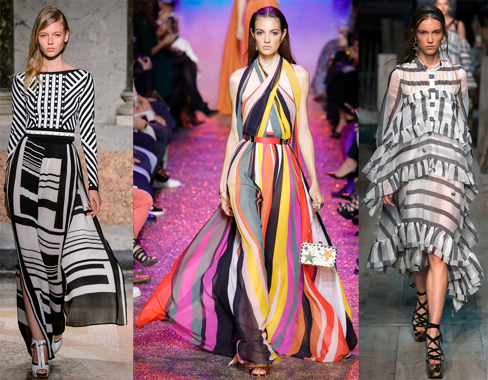 The most beautiful striped dresses