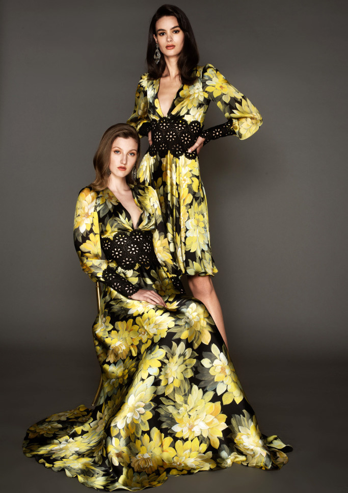 Flower collection Naeem Khan fall-winter 2024-2025