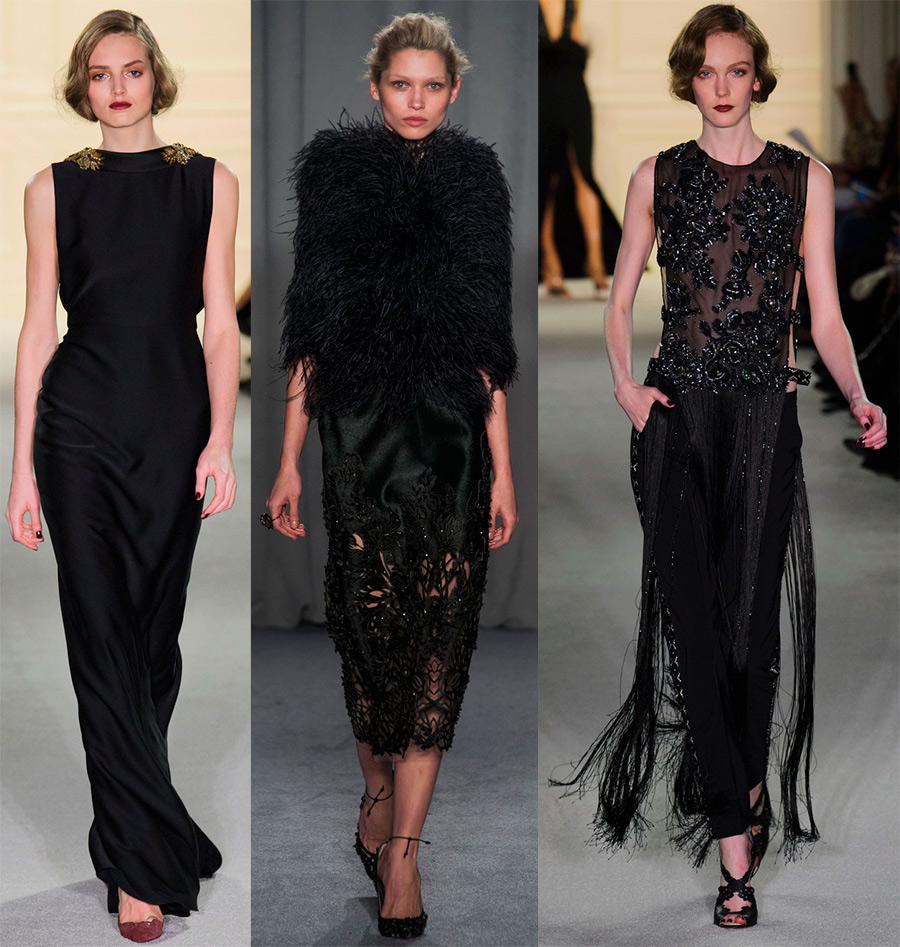 Modest Black Dresses by Marchesa