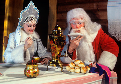 Santa Claus from the USSR - vintage New Year photos