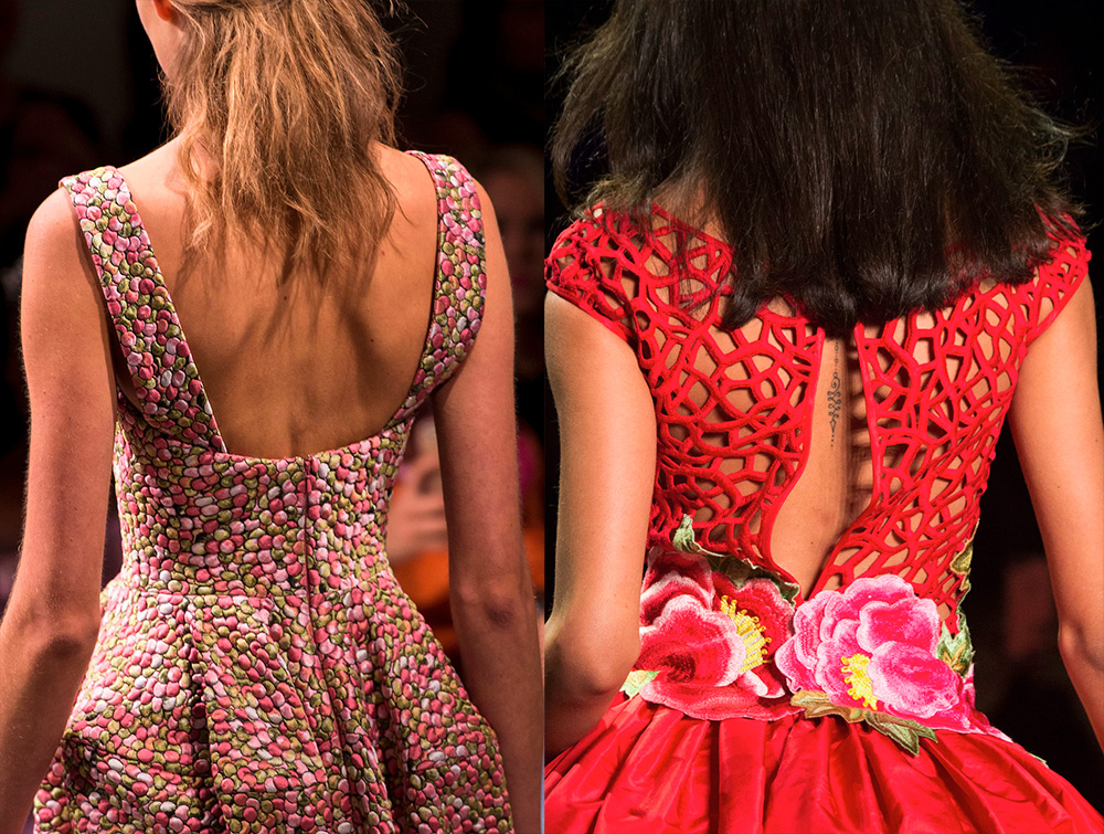 Dresses with open back