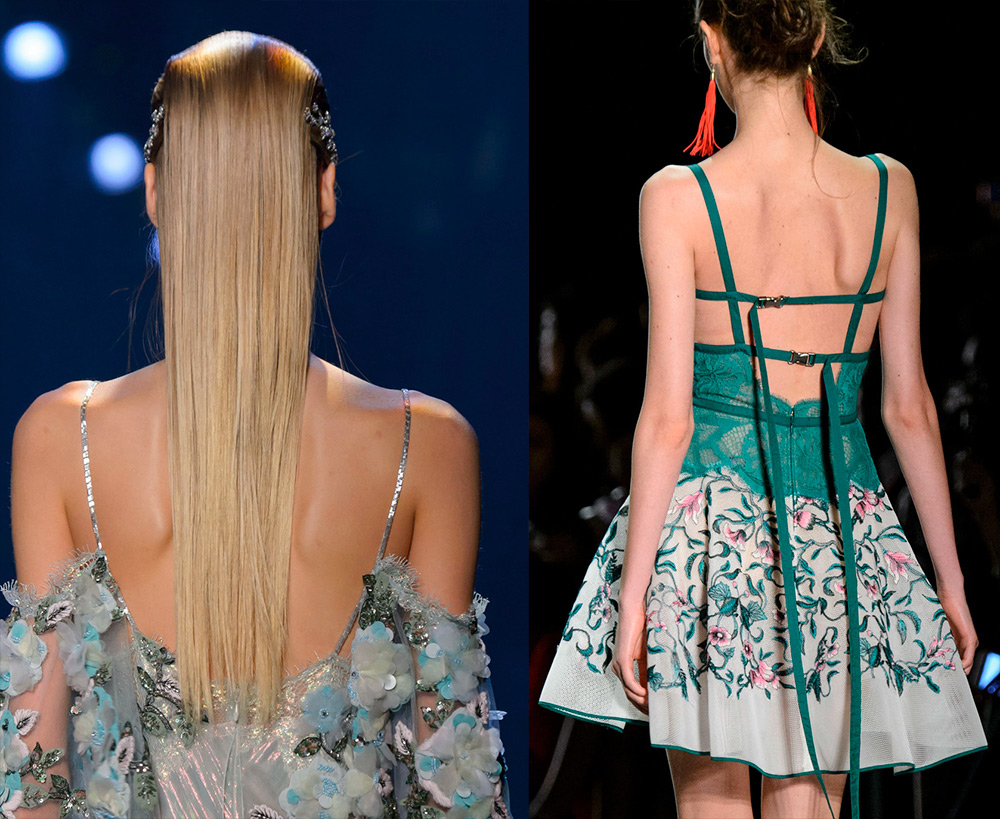 Dresses with open back