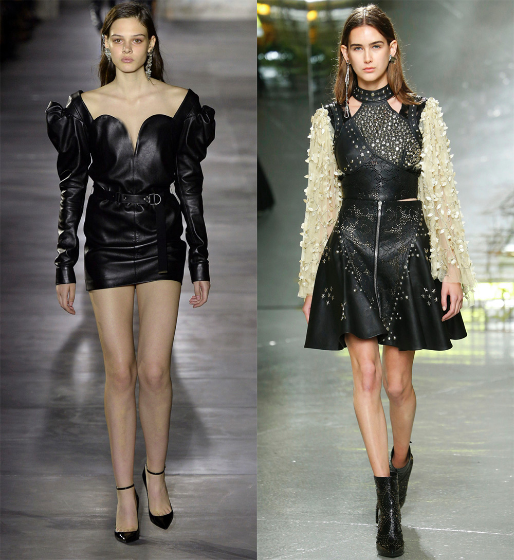 Leather dresses 2024