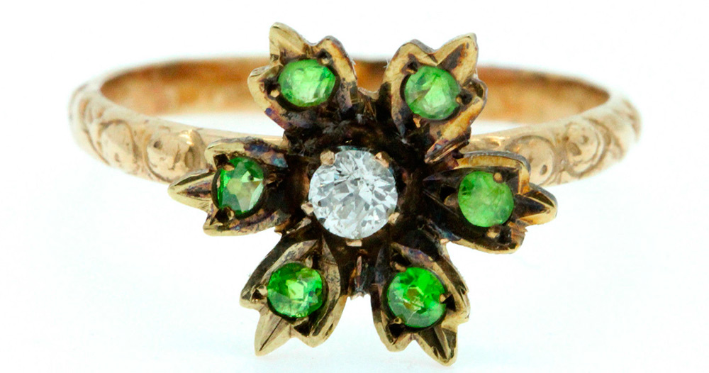 Demantoid Ring