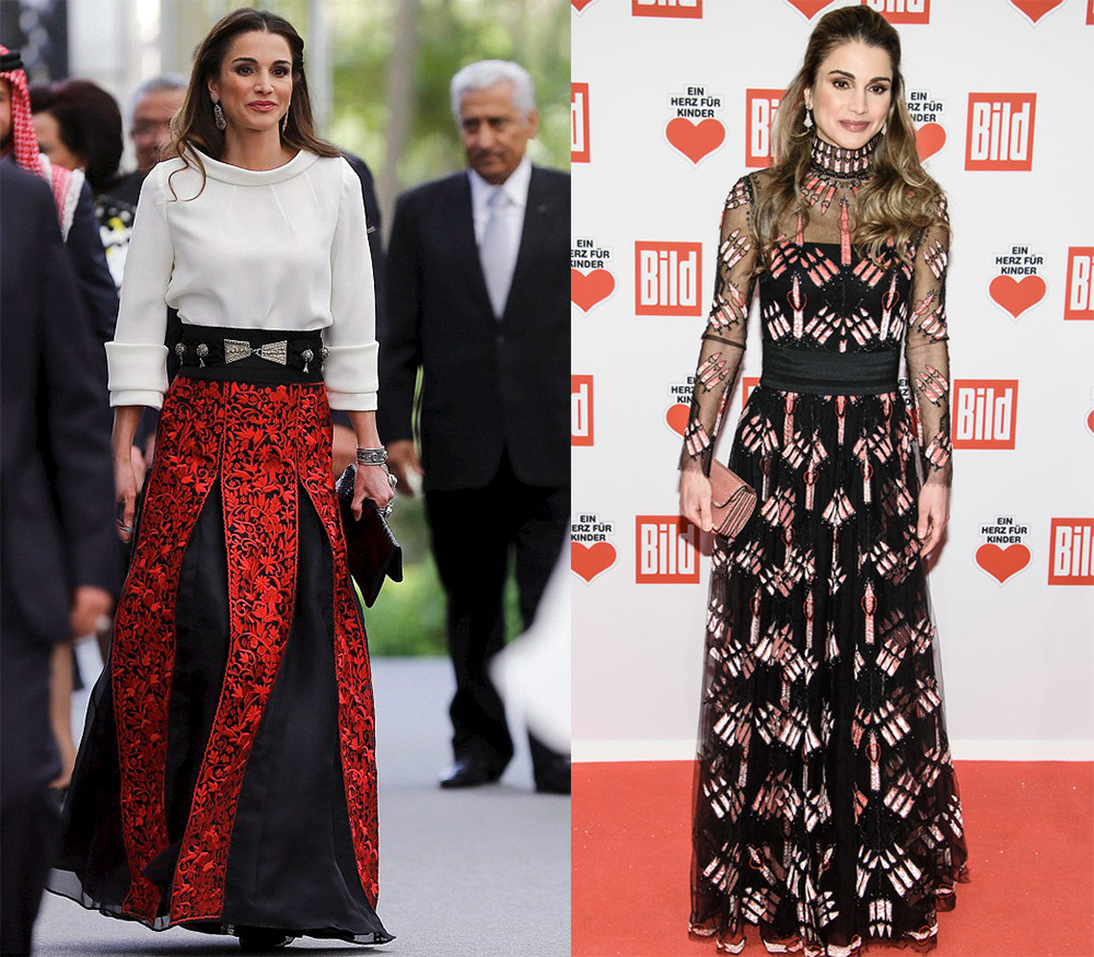 Rania Al-Abdullah's clothing style