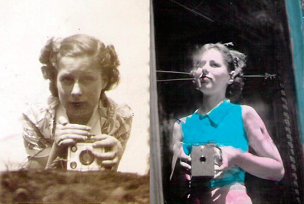 Vintage selfies from 1930-1940