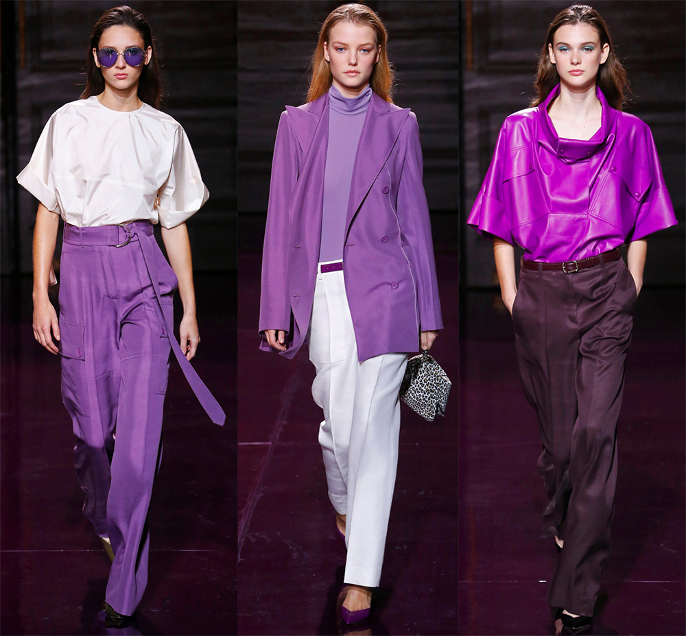 Purple in the spring-summer 2024 collection